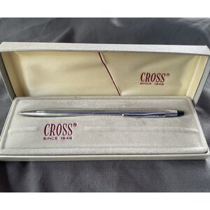 Vintage Cross Classic Polished Chrome Ball Point Pen
